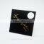 hot stamping thickness tag for earrings and rings, necklaces