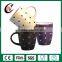 Wholesale creative eco-friendly cheap custom ceramic mug with spoon