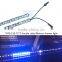 RGB white color double side bright LED meteor rain light