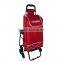 Stair-climbing Folding Shopping Trolley with chair,Sitting type trolley PLD-BDS6003