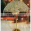 Crystal Gold Umbrella Wedding Decoration Leadroad or Wedding Stage Centerpieces