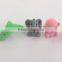 Flocked Mini PVC Toy Bear Green