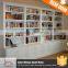 Factory Price Teak Wood Bookcase With Study Table