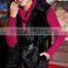 hot Korean style rabbit fur vest/genuine fur vest