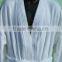 100%Cotton women's white Bathrobe