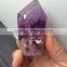 Wholesale nature amethyst crystal point/wand for fengshui or energy