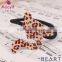 Hot sale bulk Polyester hair rubber band tortoise pony tail holder hair accessories