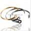 Polishing 18k Gold Plating Open Cuff Bracelet Women Jewelry Stainless Steel Wrench Bangle