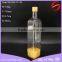 750ml square glass olive oil bottle with aluminum cap