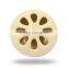 Ceramic Round Cracks Floral Knob