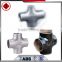 variously used stainless steel 4-way cross pipe fitting in China