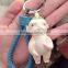 mini japan pink cartoon character keychains, custom design rubber keychain, custom design rubber mini japan pink cartoon charact