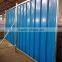 Haotian Blue Color Bond Corrugated Sheet Free Standing Temporary Steel Hoarding Panel Fencing