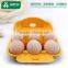 Custom High Quality Paper Pulp Molded Egg Cartons With Color