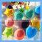 New design FDA LFGB colorful decorating funny shape silicon moulds cake
