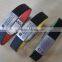Fashion Black Tag Silicone Wristband with Custom logo