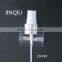 20/410 aluminum pp mist sprayer for comestic, white silver mist sprayer pump made in china