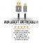 VOXLINK Crocodile Gold Plug USB Sync Date Charger Cable micro black 1m