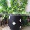 Hand painted flower pot with DIY designs