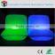 Plastic rechargeable rgb led sofa with remote control