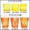 white matte craft hand painted aroma therapy glass candle holder