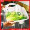 Factory Wholesale Kitchen Washing Flat Fold Draining Basket