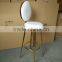 Sale Good quality hot sale Stainless steel royal gold bar chair