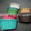 wholesale cheap and high quality colorful willow bike basket