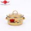 chinese hot sale high quality cheap enamel cookware sets / casserole