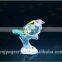 Latest colorful crystal bird as best birthday gift, indian wedding money crystal gift