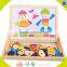 Wholesale teaching aid kids wooden sketchpad useful top quality kids wooden sketchpad W12B031