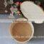 Environmental bamboo basket with handle