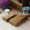 Custom antique wooden pencil case