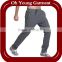 whosale light grey/black cotton jogger pants for men