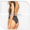 Custom design soft handfeel stretch stripe backless sexy young girls bathing suit