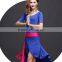 Elegant belly dance saidi dress with matching hip warp