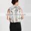 2015 new Europe hot sale ladies short faux fur vest woman dress