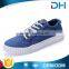 Cow boy style comfortable men casual canvas shoes