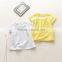 S33577W Summer casual baby children girls cotton short sleeve blouse