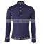 Mens New Design Wholesale Long Sleeve Polo Shirt With Pocket