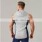 Guangzhou Shandao Most Popular Wholesale Zipper-up With Hood Sleeveless Strong Muscle Men bcg sportswear