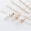 New Fashion Natural Quartz Crystal Druzy /Drusy Necklace Link Cable Chain Gold Plated Clear Crack Irregular Pendant