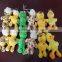 Custom Animal Design Plush Animal Keychain
