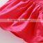 Factory baby clothes solid colour wholesale 100% cotton ruffled bows rompers bodysuit gift