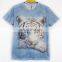 Mens Summer Clothing 3D Animal Print Round Top T-Shirt Graphic Casual Tee Blouse