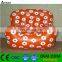Inflatable red flower sofa chair with flowers printed for inflatable furniture