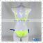 MissAdola latest hot sale yellow padded push up bra adjustable straps bikini beautiful women sexy young girl bathing suit
