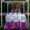 Hot Sale Fancy Custom-made Color Organza Ruffled Wedding Cover Chair