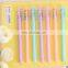Crystal Love Jelly Gel Pen 0.38 Mm Black Lapices Pen Canetas Stationery Office Supplies School Supplies