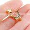 Vintage bronze silver animal rings openning adjustable rings
